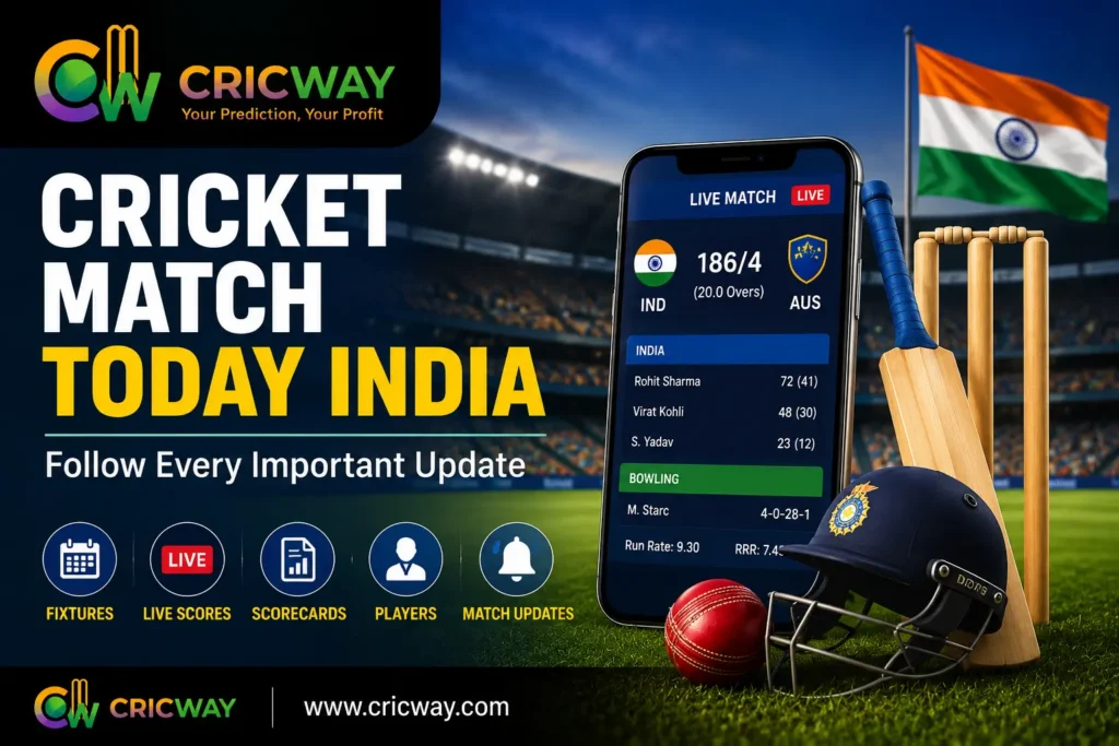 cricket match today india