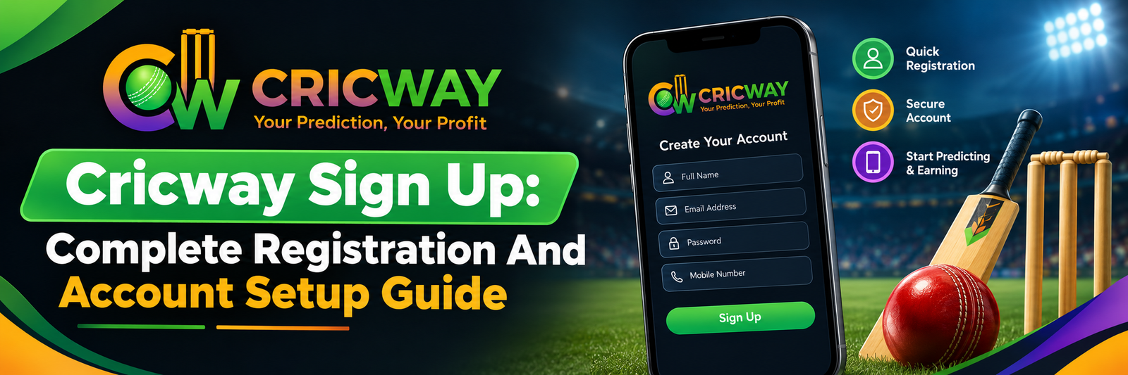 Cricway Sign Up