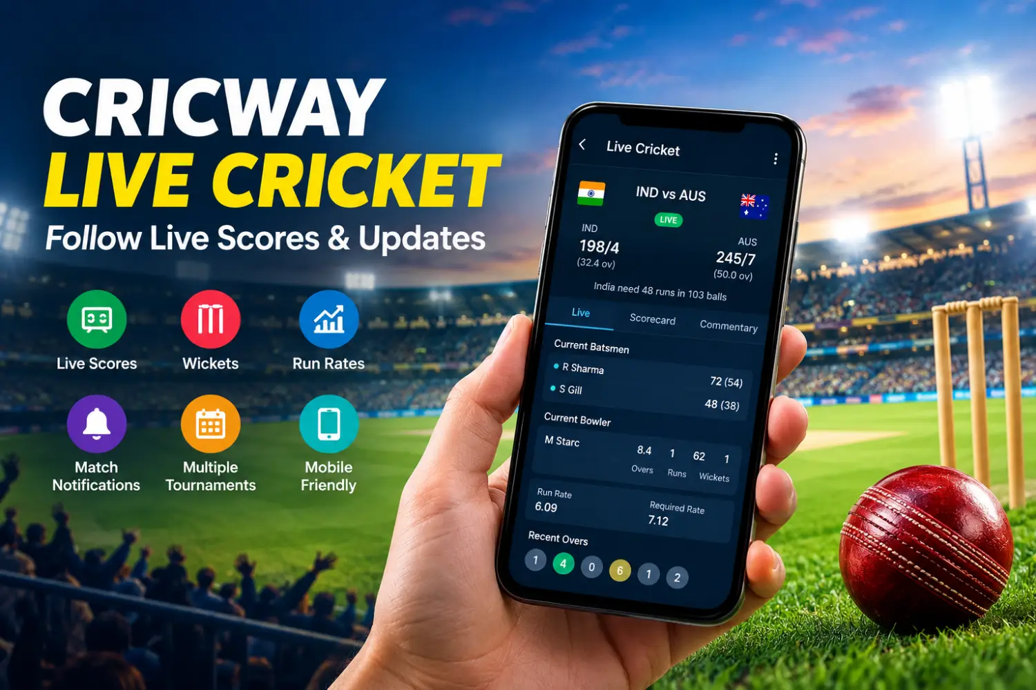 Cricket Updates on Cricway